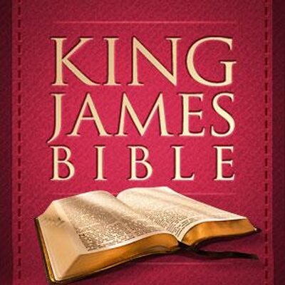Click on the Bible image to access an on-line version of the King James Bible.